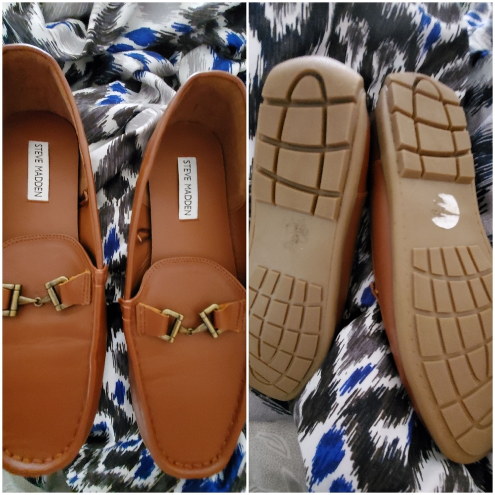 boys size 5 1/2 both pair polo and Steven madden